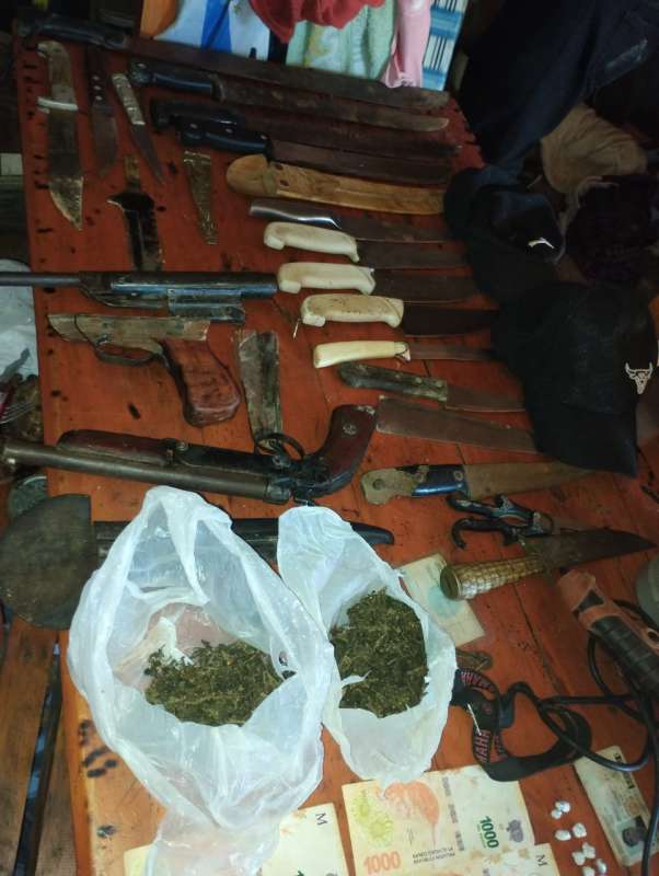 En Santo Tomé, la policía detuvo a una persona y confiscó más de 5 kg de marihuana